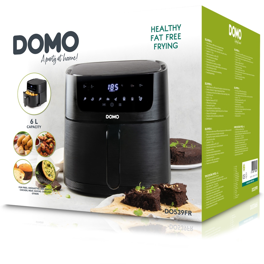 DOMO DO539FR Teplovzdušná fritéza 6 l
