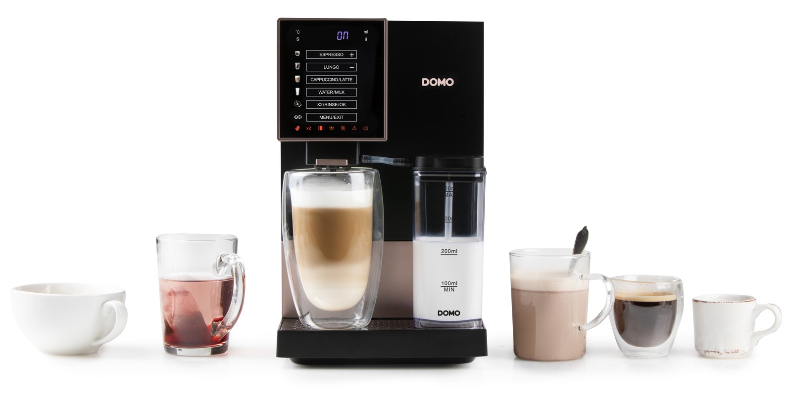 DOMO DO743K Automatický kávovar espresso