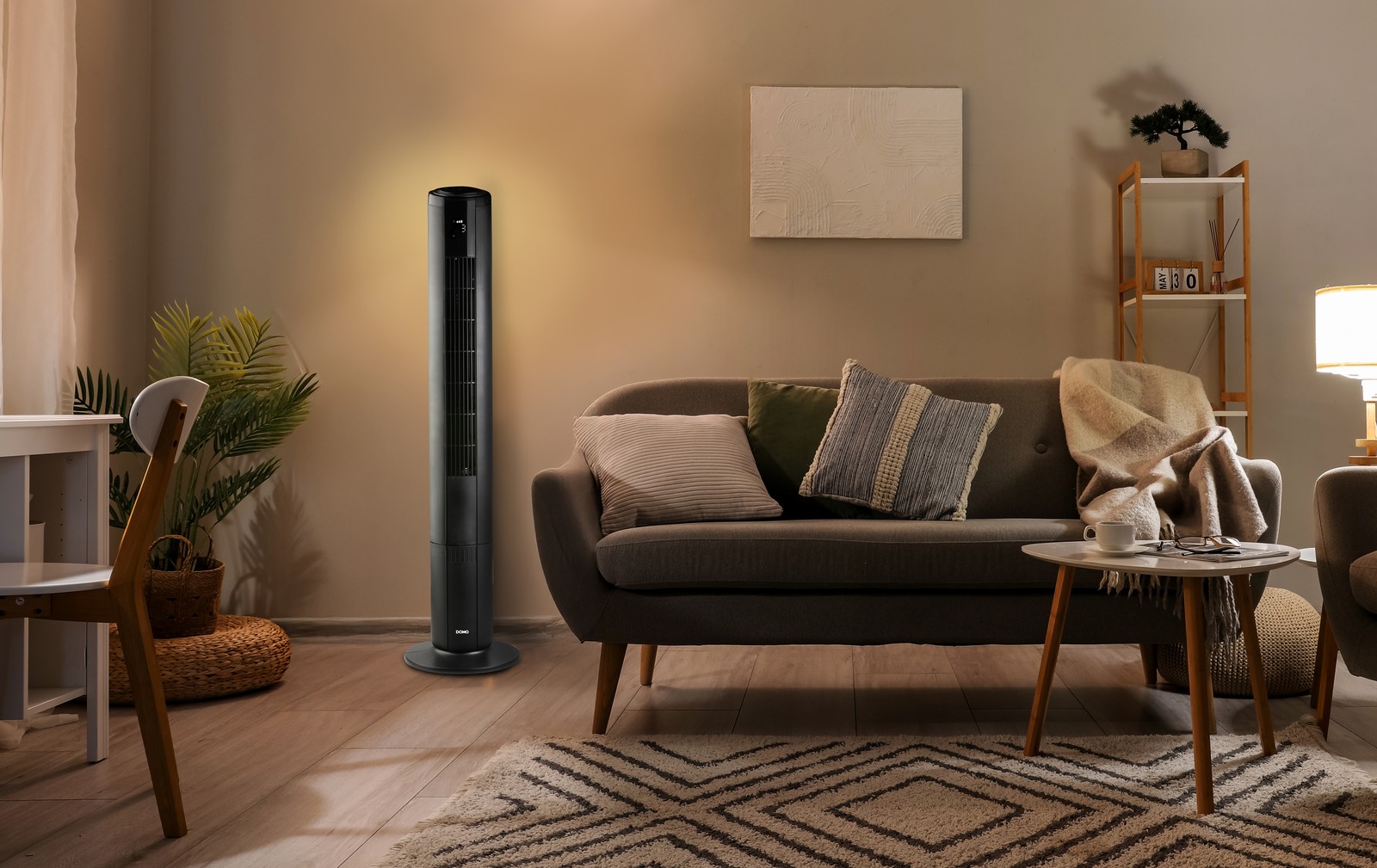 DOMO DO8153 Stĺpový ventilátor s ovládaním a podsvietením