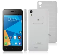 DOOGEE Valencia DG800 bílý 8GB 4,5" dualSIM Quad core 1,3GHz IPS 960 x 540; 1GB RAM