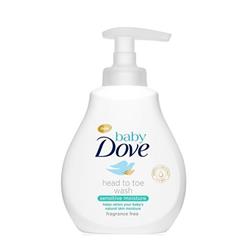 Dove Baby mycí gel na celé tělo i vlásky Sensitive Moisture 200 ml