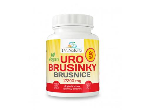 Dr.Natural URO - Brusnice 17200 mg 60 tbl.
