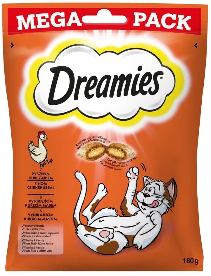 Dreamies pochoutka Mega Pack kuřecí 180g