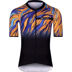 Dres Force LIFE čierno-modro-oranžový veľkosť L