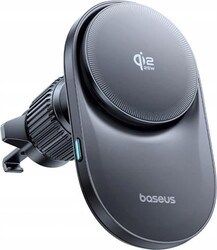 Držiak do auta s bezdrôtovým nabíjaním Qi 2.2 Baseus PrimeTrip VC2 Pro do ventilačnej mriežky, čierny
