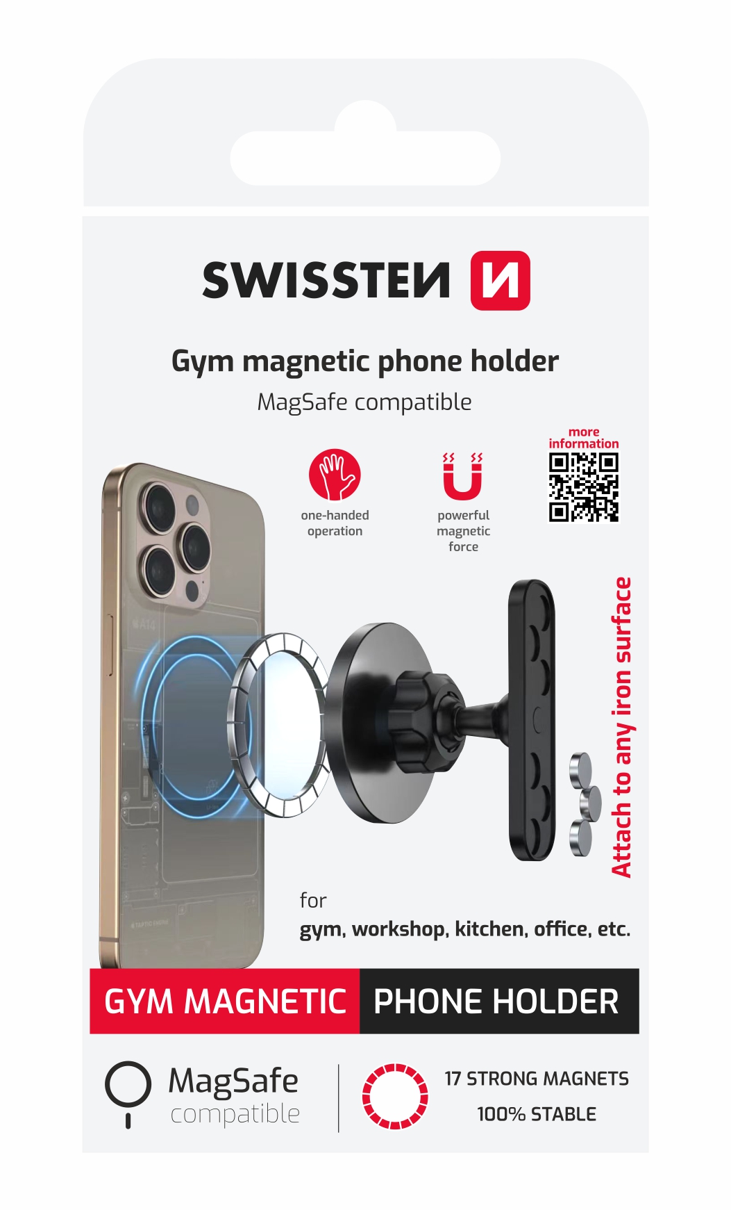 Držiak na smartfón Swissten MagSafe s magnetickým uchytením