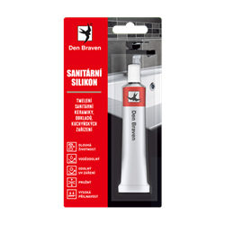 DENBRAVEN Sanitární silikon 23ml bílá RL