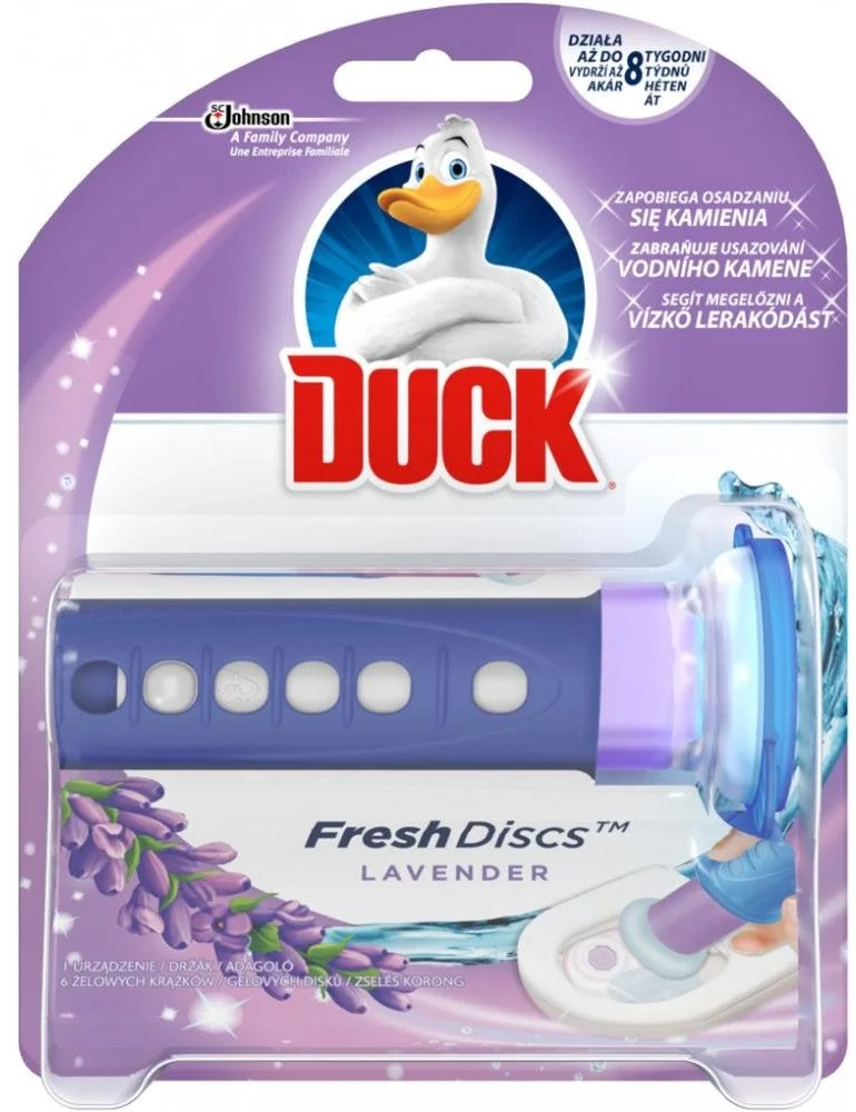Duck Fresh Discs - Levanduľový čistiaci prostriedok na WC 36 ml