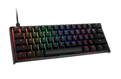 Ducky One 2 Mini herní klávesnice, MX-Blue, RGB-LED, černá (US)