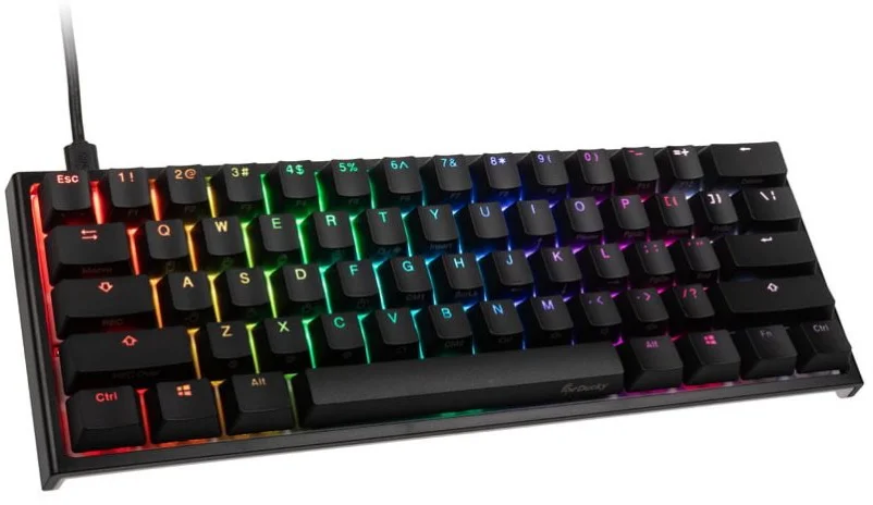 Ducky One 2 Mini herní klávesnice, MX-Brown, RGB-LED, černá (US)