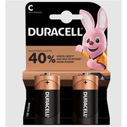 Duracell Basic alkalická baterie 2 ks (C)