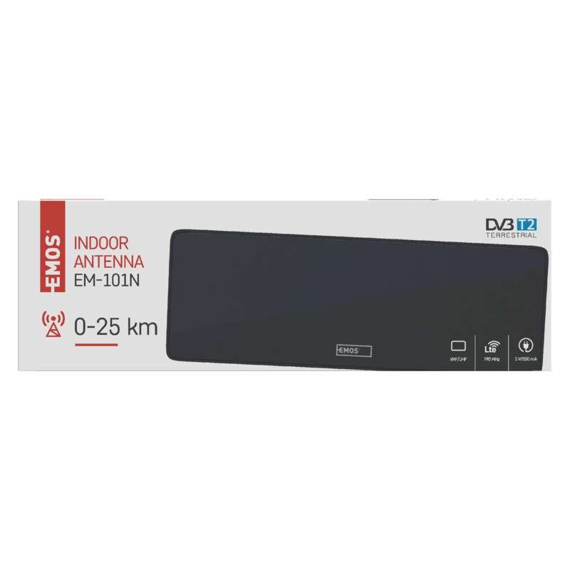 DVB-T/T2 Izbová anténa EM-101N, 0–25 km DVB-T2 2702012000