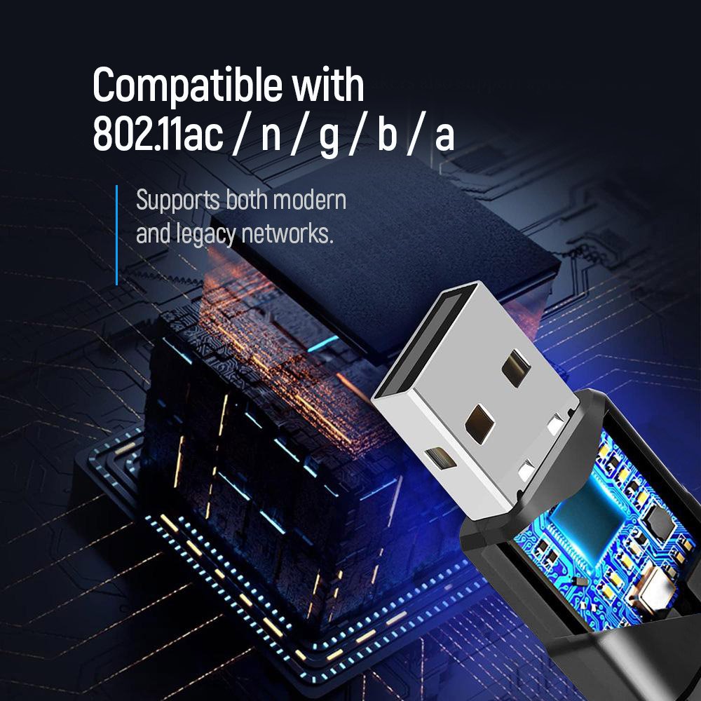 Dvojpásmový adaptér USB Wi-Fi ColorWay