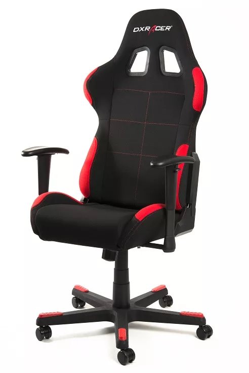 DXRacer FORMULA OH/FD01/NR čierna a červená (látka)