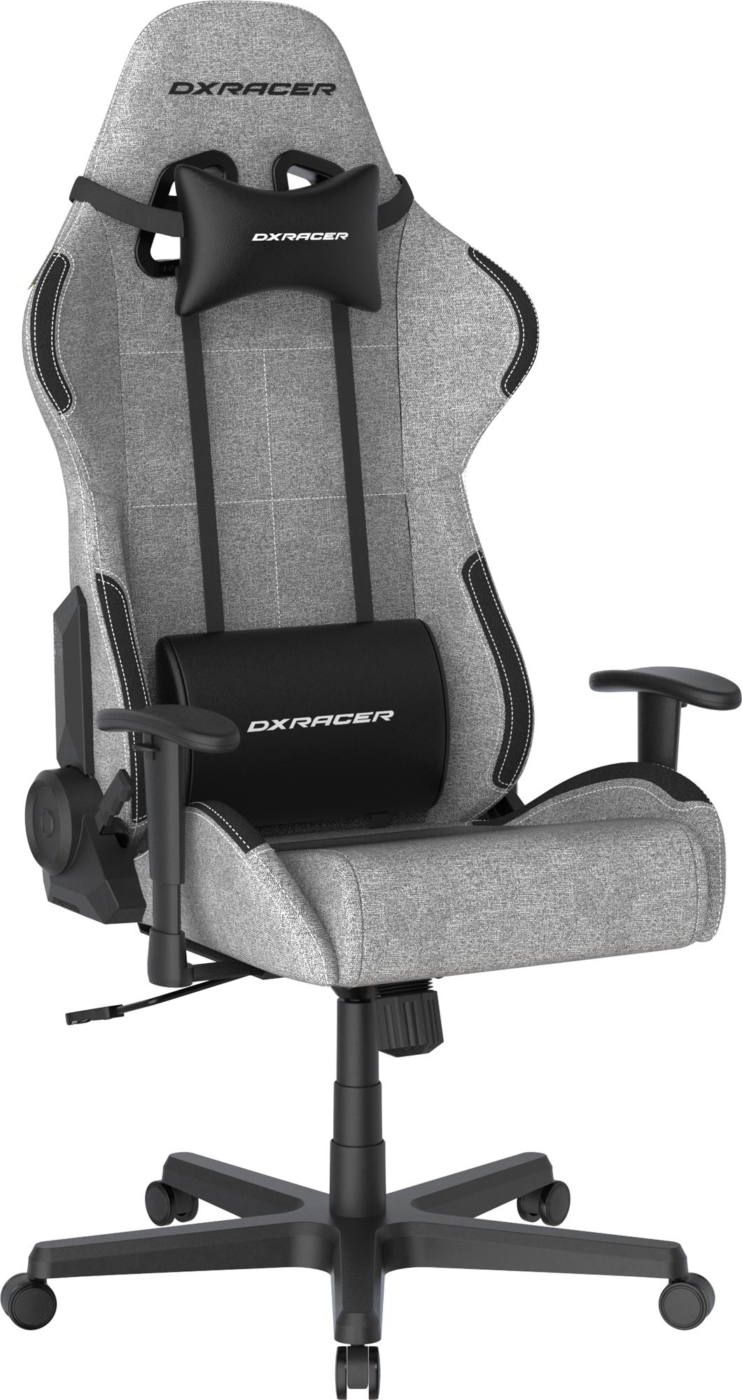 DXRacer Formula, šedo-černá, látková