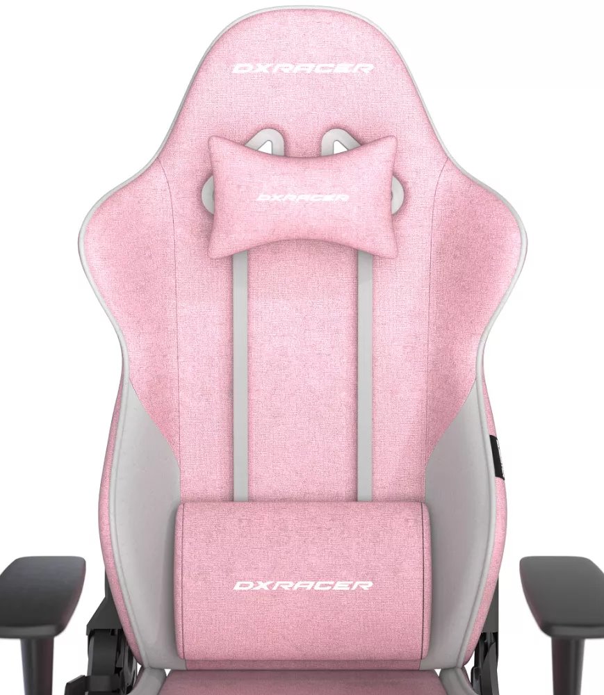 DXRacer GLADIATOR ružová a biela (látka)