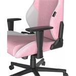 DXRacer GLADIATOR ružová a biela (látka)