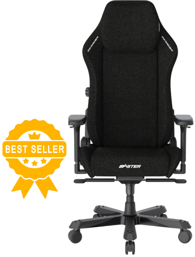 DXRacer Master, tmavošedá, látková