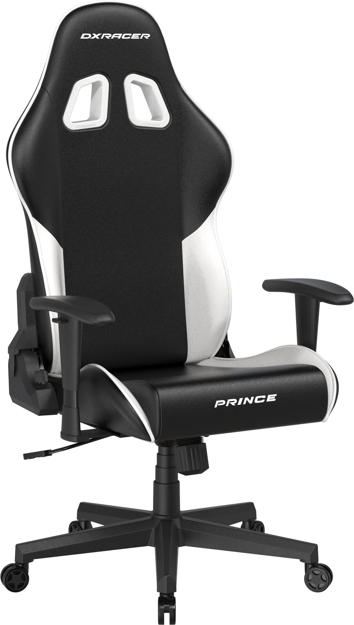 DXRacer Prince, černo-bílá, koženka