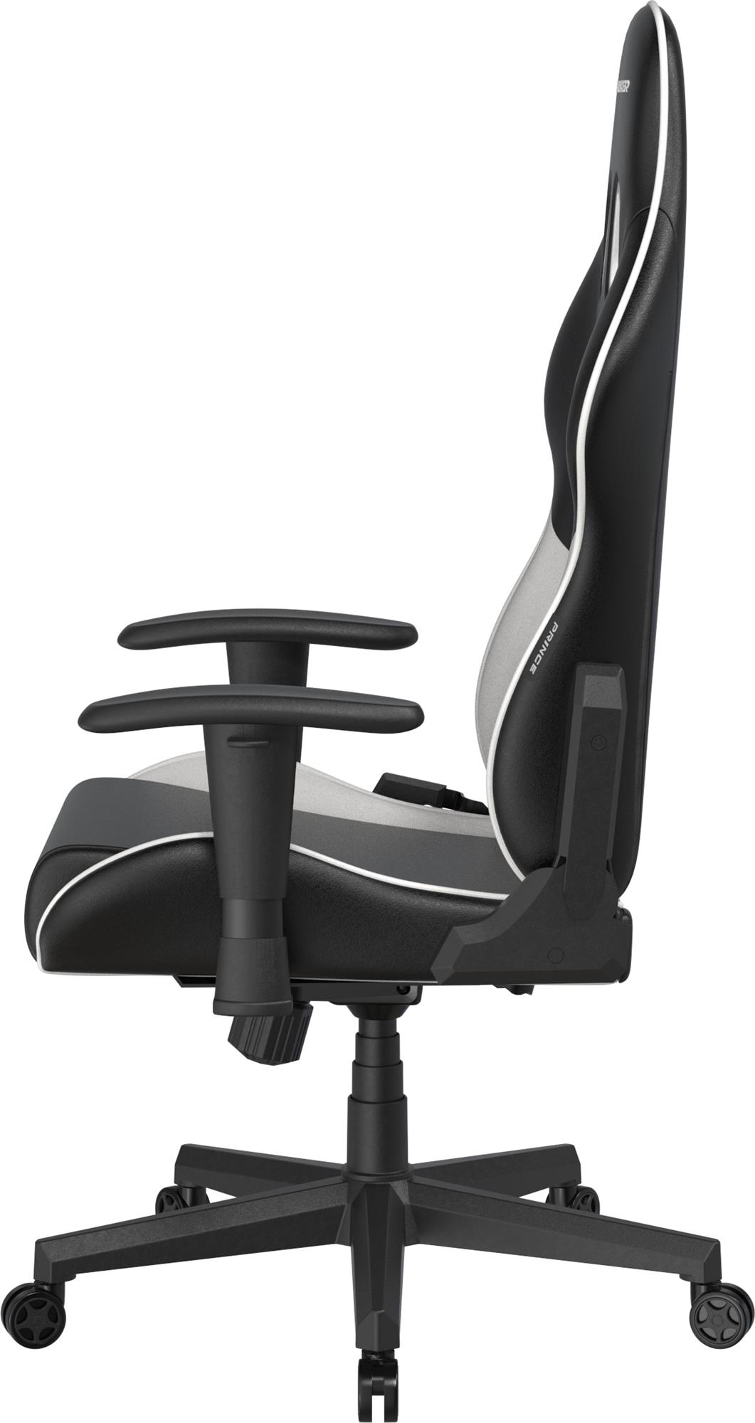 DXRacer Prince, černo-bílá, koženka