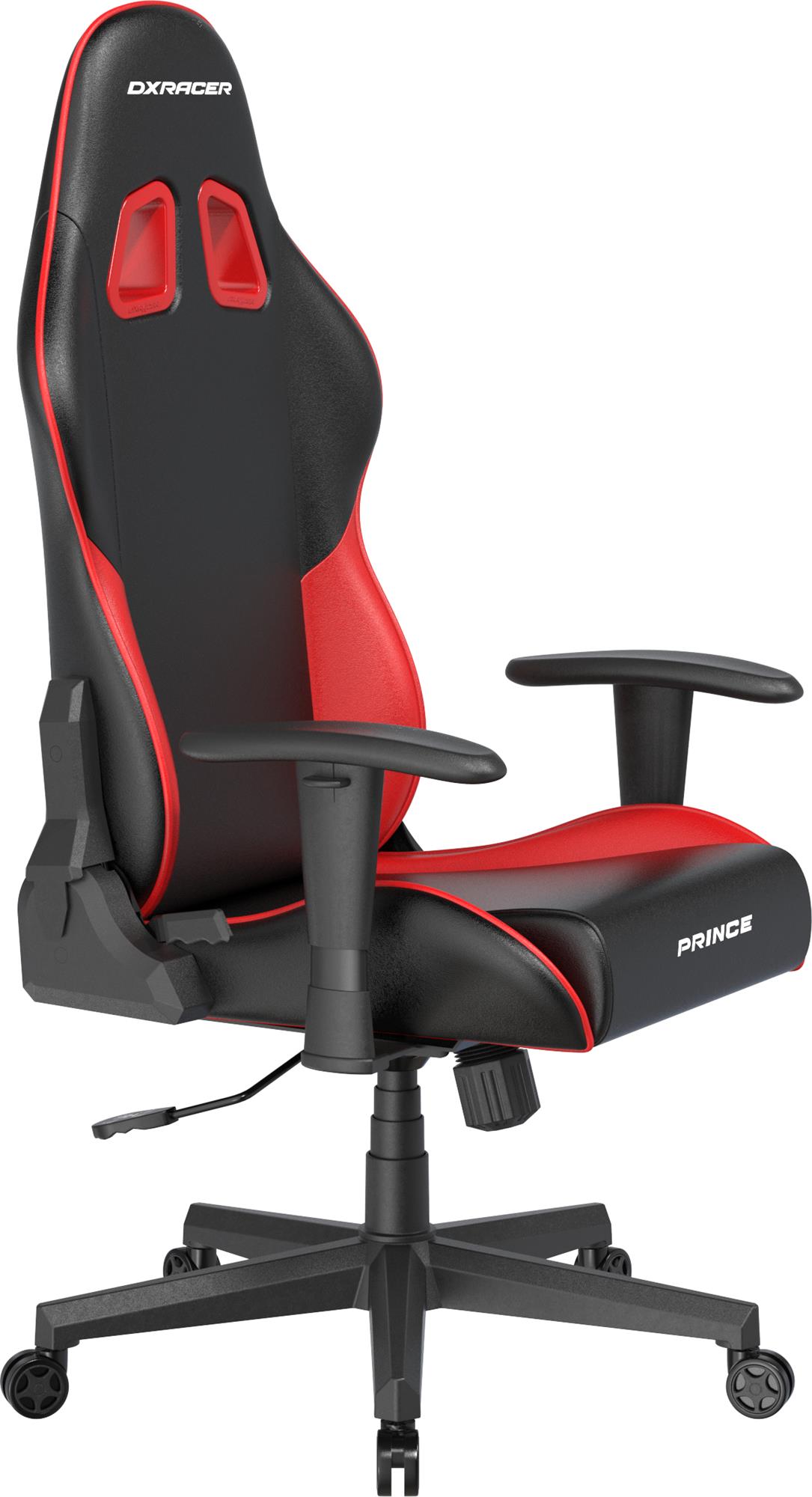 DXRacer Prince, černo-červená, koženka