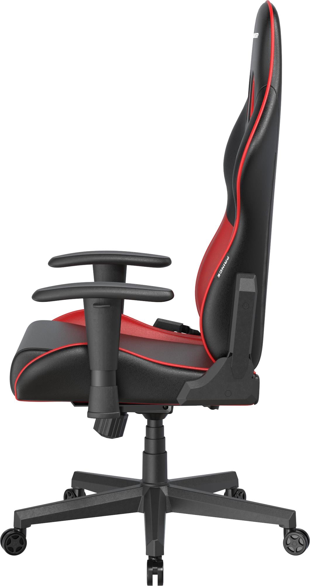 DXRacer Prince, čierno-červená, koženka