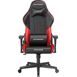 DXRacer Prince, čierno-červená, koženka