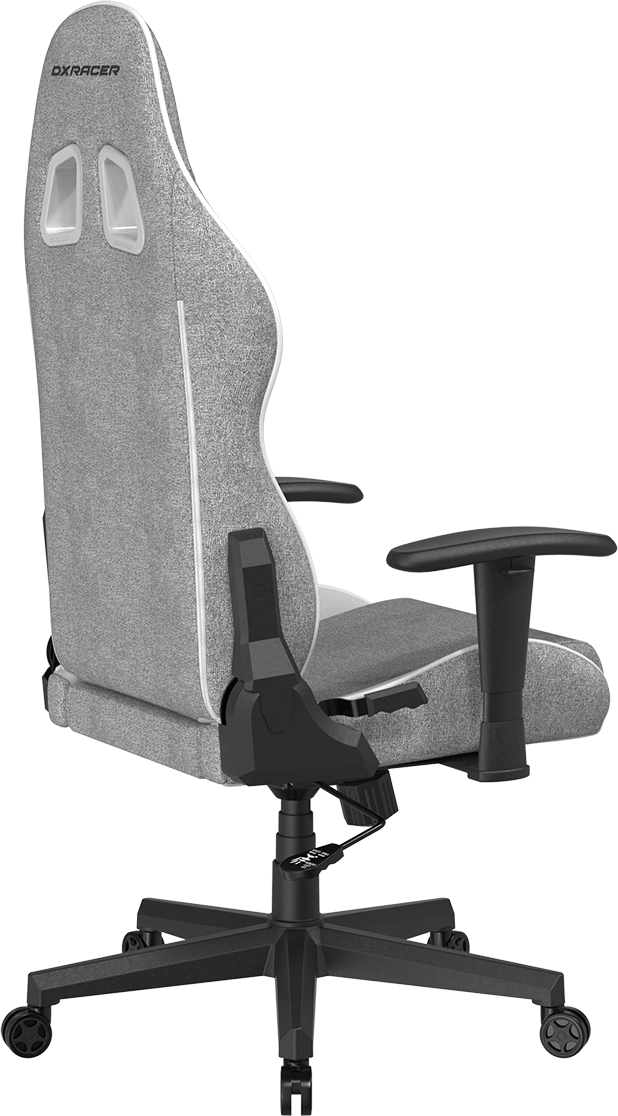 DXRacer Prince, šedo-bílá, látková