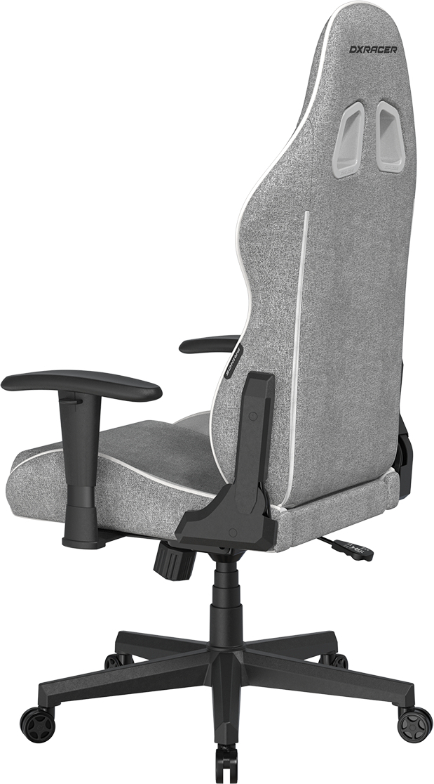 DXRacer Prince, šedo-bílá, látková