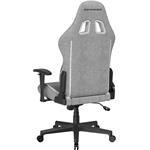 DXRacer Prince, šedo-bílá, látková