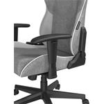 DXRacer Prince, šedo-bílá, látková