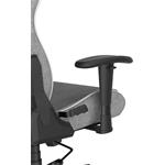 DXRacer Prince, šedo-bílá, látková