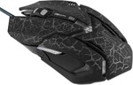 E-blue Auroza Gaming Myš drátová, černá, 4000DPI, e-box