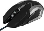 E-blue Auroza Gaming Myš drátová, černá, 4000DPI
