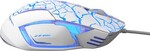 E-blue Mazer Pro Myš drátová, bílo-modrá, 2500DPI, e-box