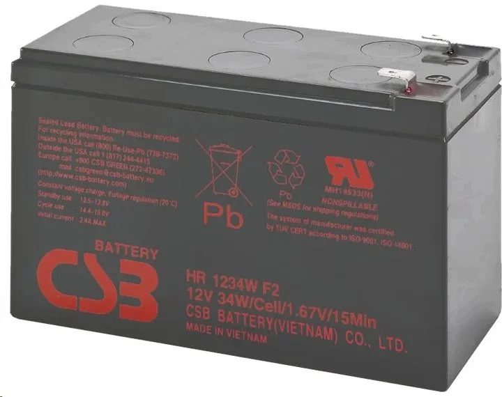 EATON náhradné batérie k UPS, 12V, 9Ah BAT-CSB-12V-9Ah