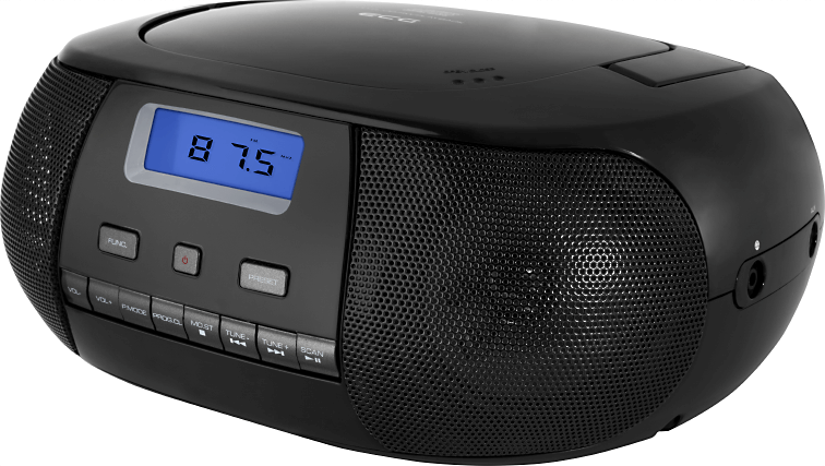 ECG CDR 500 Přenosné rádio s CD Black