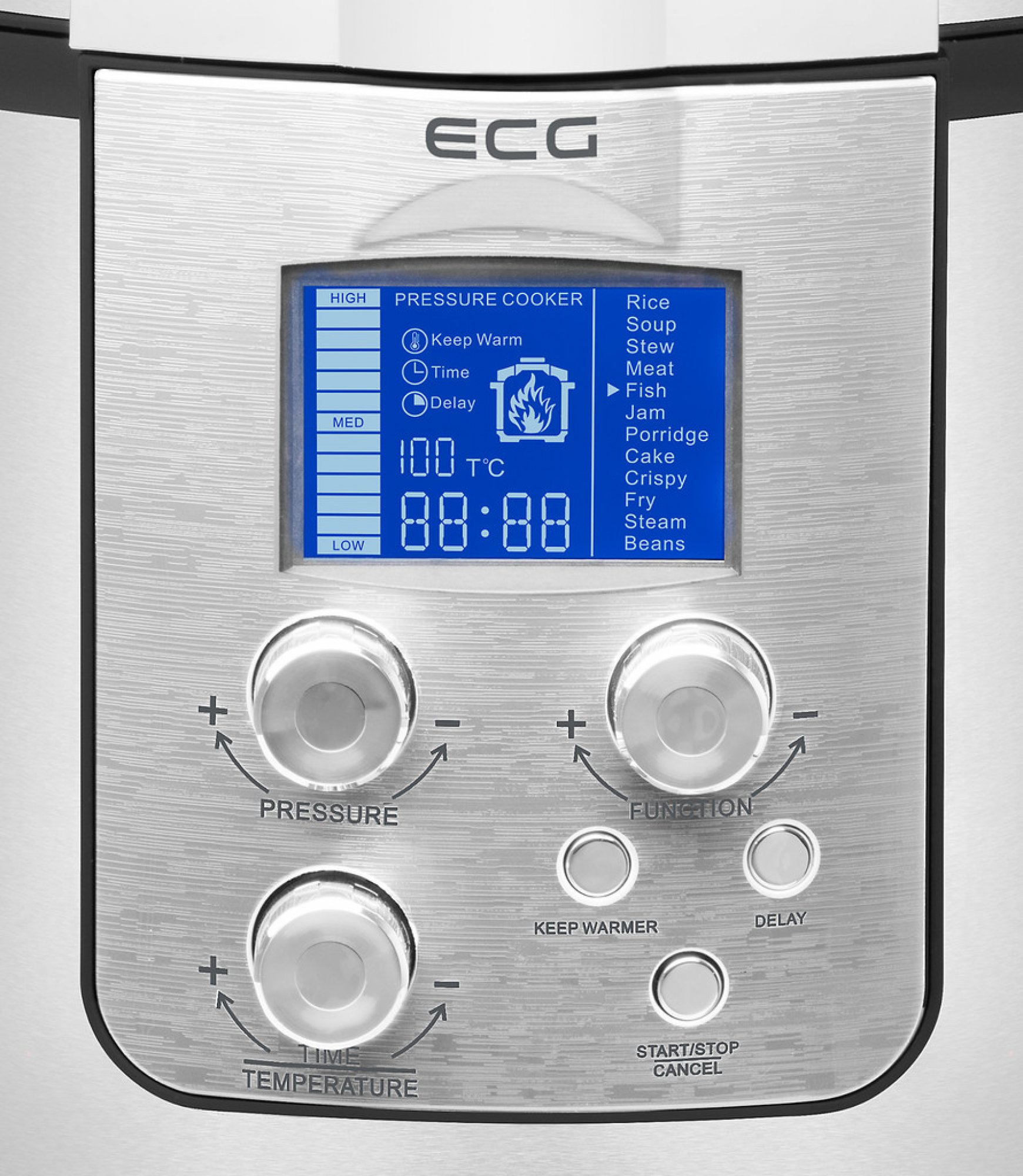 ECG MHT 1661 Pressione Nuovo Multifunkčný tlakový hrniec, 6 l
