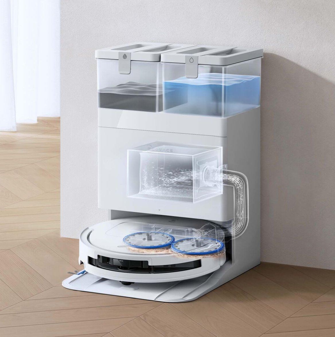 Ecovacs DEEBOT T50 Omni Gen 3, bílá