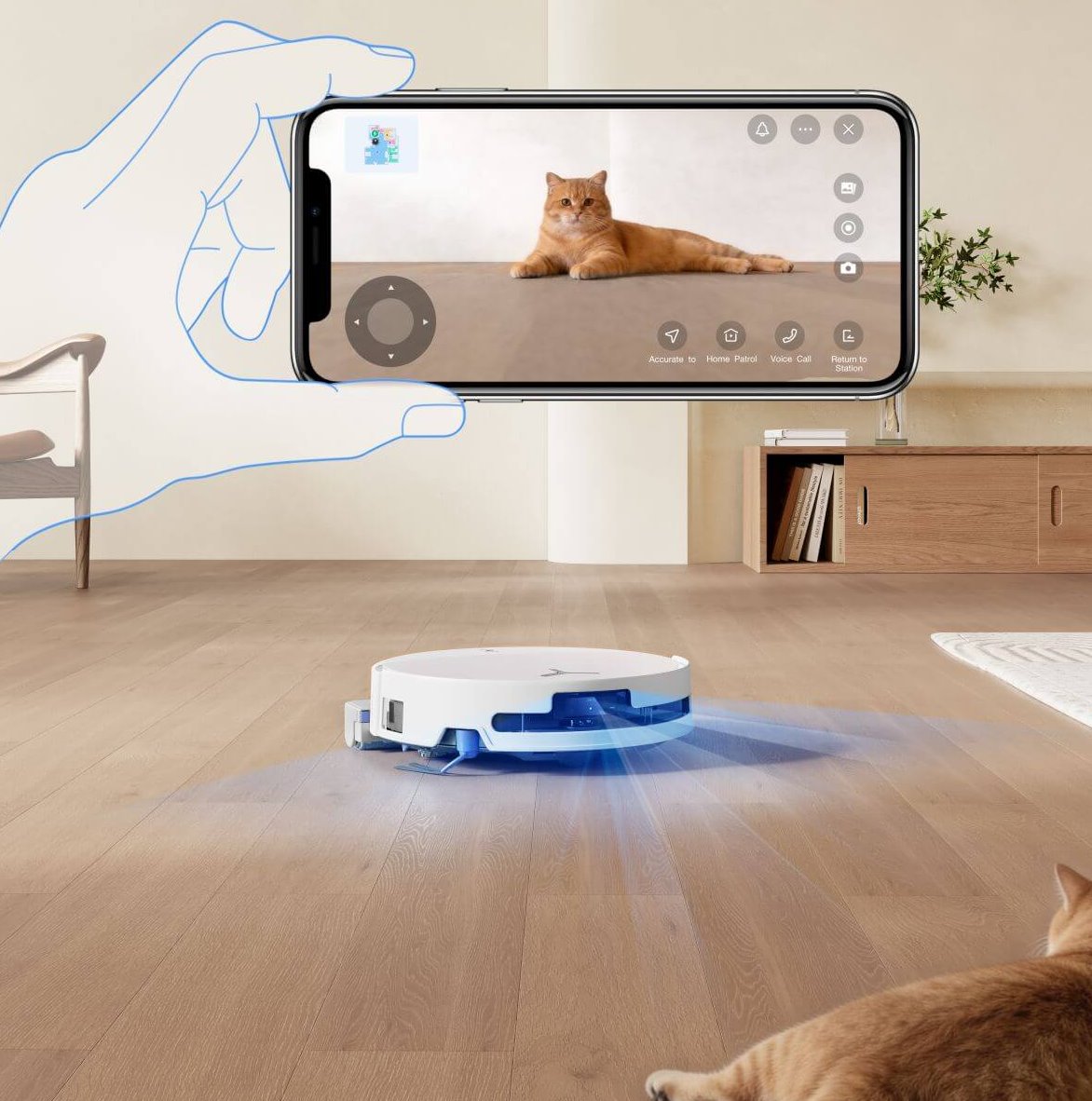 Ecovacs DEEBOT T90 Pro Omni, bílá