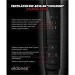 ELDONEX CoolWind stojanový ventilátor, 45 cm