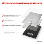 ELDONEX SteelGlass kuchyňská váha, 5 kg, sklo + nerez