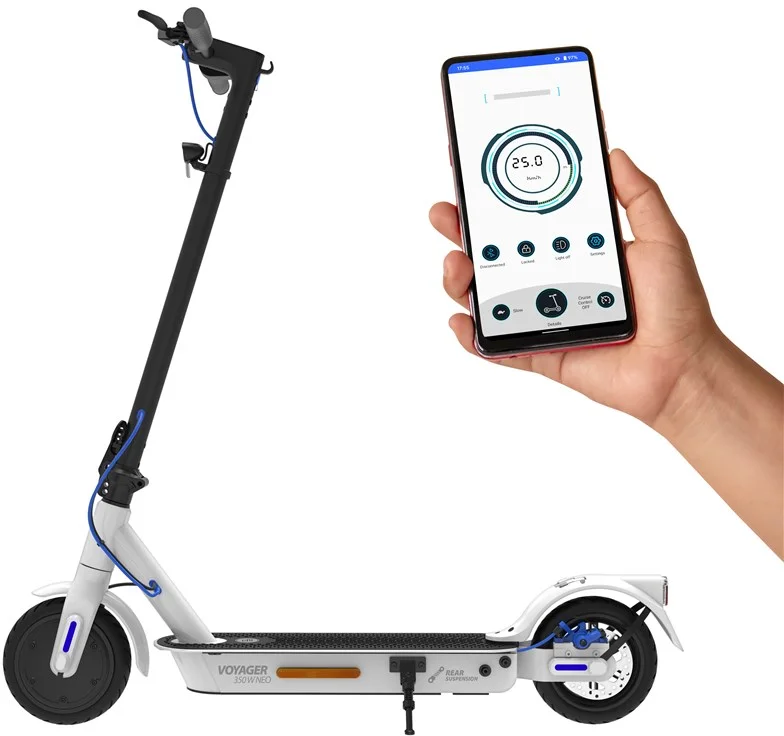 Elektrická koloběžka GoGEN VOYAGER NEO S601W, bílá, APP