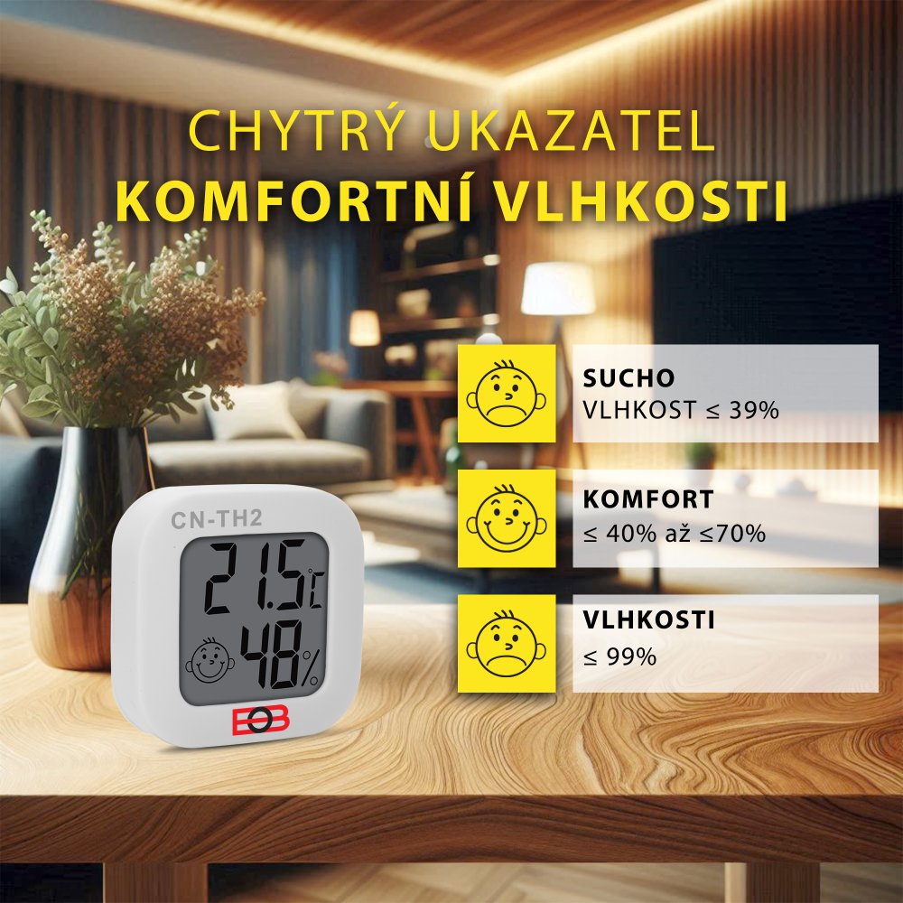 Elektrobock Izbový teplomer a vlhkomer CN-TH2