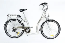 Elektrokolo Spirit Step, 26", 10Ah, stříbrná
