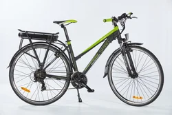 Elektrokolo Spirit TREK-LADY3, 28", černo-zelená, 13Ah