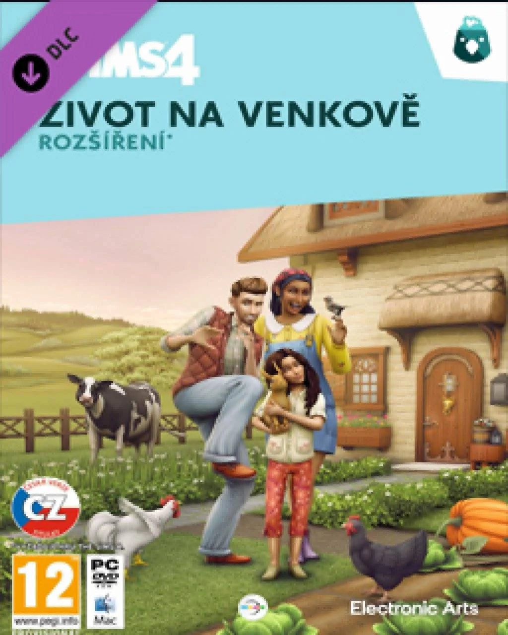 Elektronická licencia hry The Sims 4 Country Life