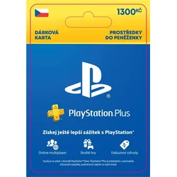 Elektronická peňaženka PlayStation Store CZ - kredit 1300 Kč