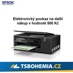 Elektronická poukážka v hodnote 500 Kč na nákup na TSBOHEMIA.CZ