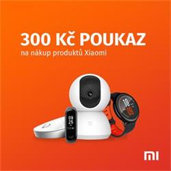 Elektronický poukaz v hodnotě 300 Kč na nákup produktu XIAOMI